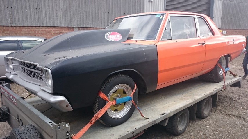 Picking the Dart up and getting ready to unload at home