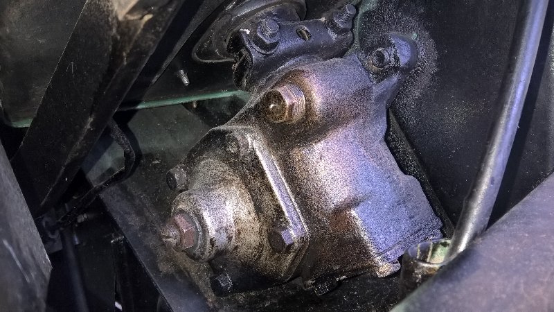 Steering box.