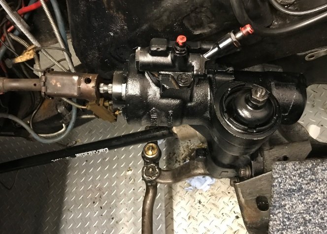 Steering box back in...