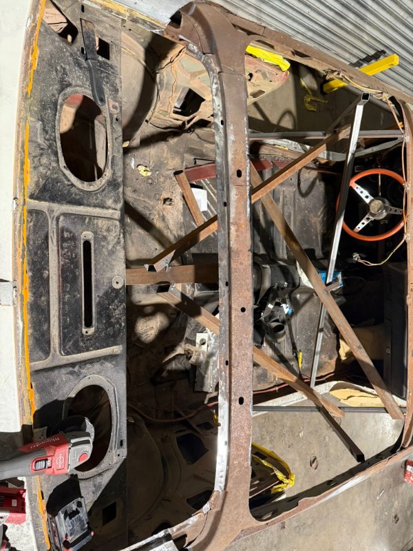 1. Roof work begins.JPG