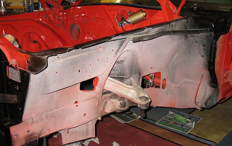 Not started this side yet. Needs some welding anyway.