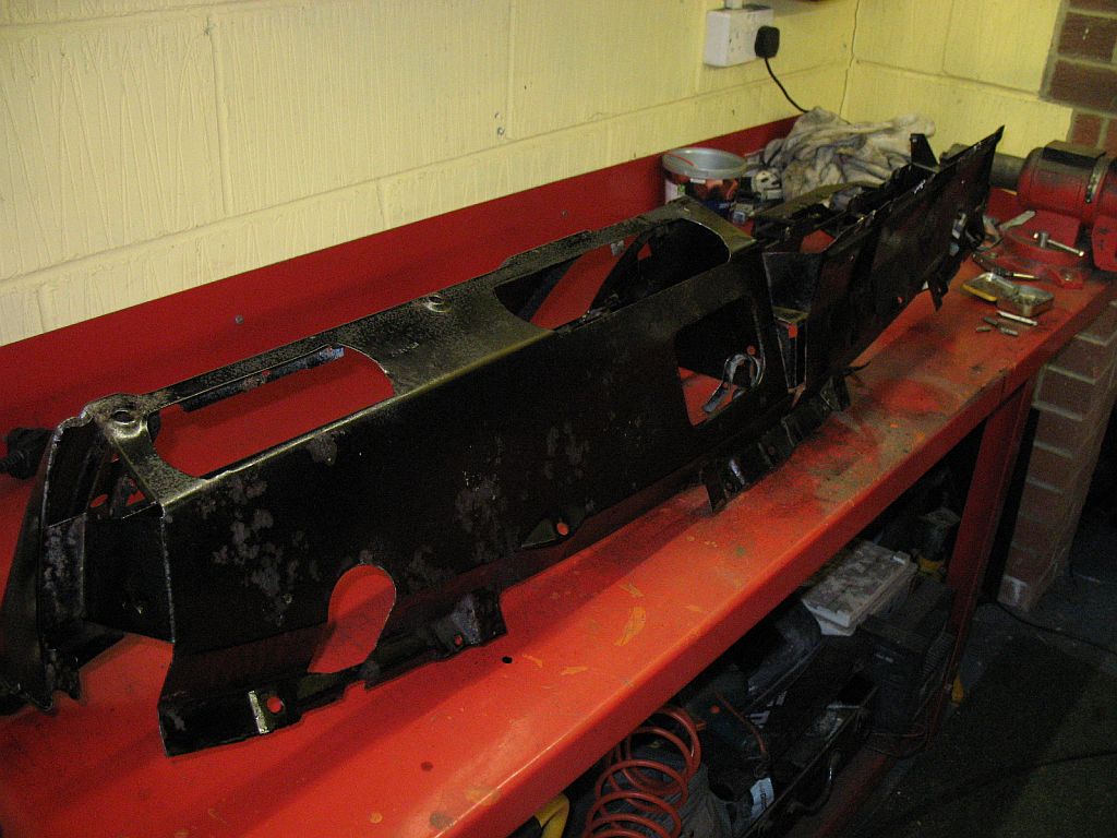 Sprayed with rust converter.