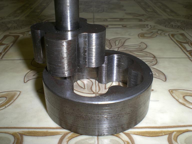 A very damaged oil pump