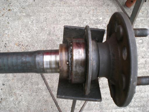 Haft shaft with original taper roller bearing
