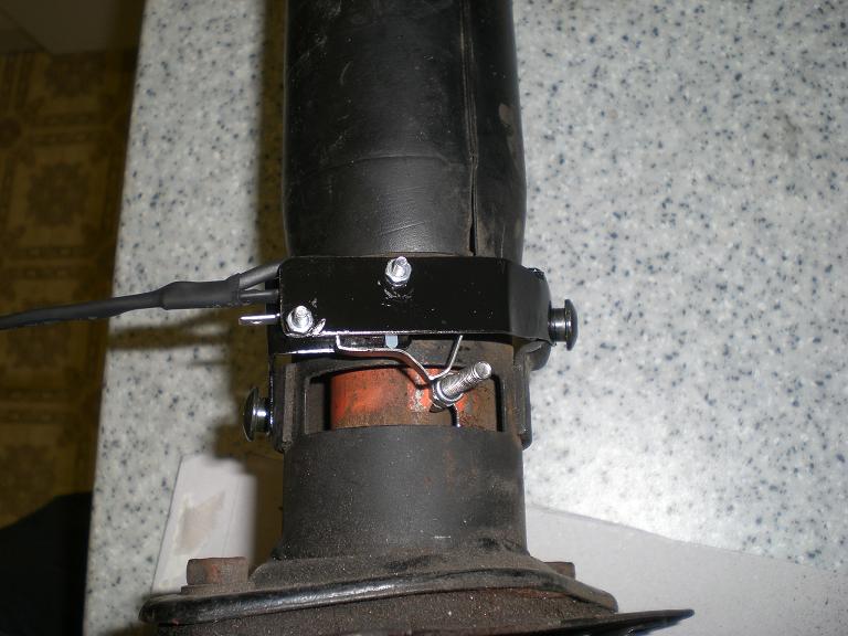switch and bracket attached and gear lever in PARK