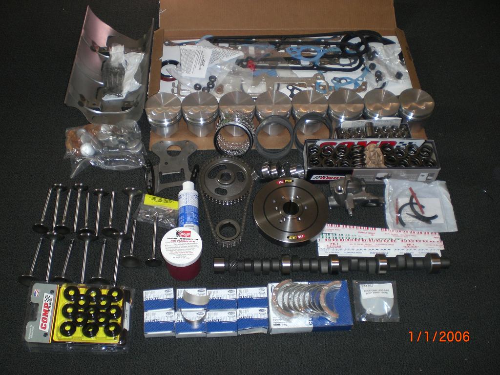 All the shiny bits layed out for me to admire.
