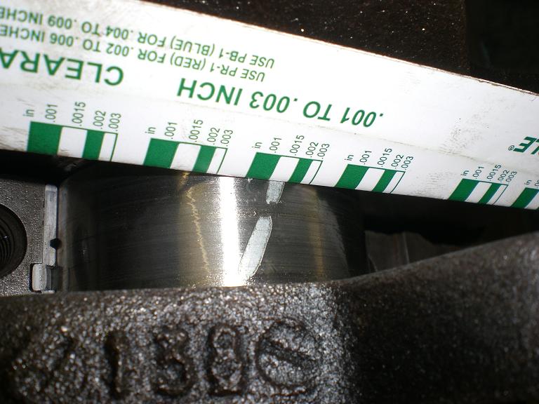checking bearing oil clearance