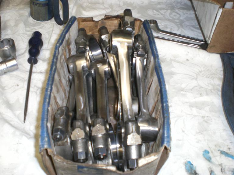 clean polished and balanced rods