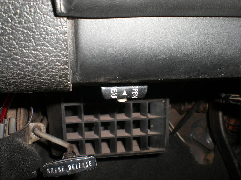 Button hidden under dash