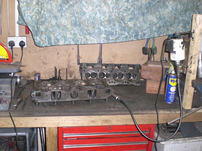 Back to the dirty job of porting the heads. I will post pictures of the finished article.