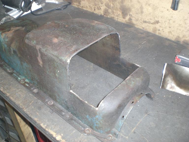 cut front section out