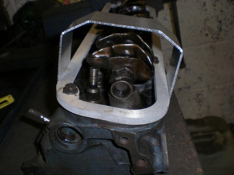Checking clearance on the heads.