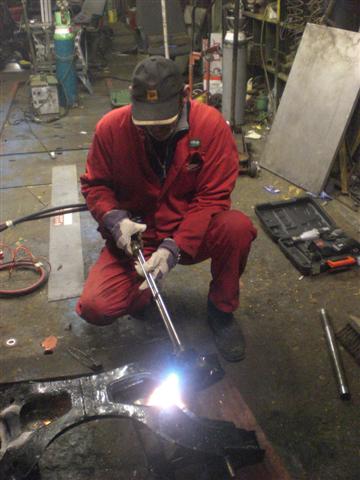 John heating up the area