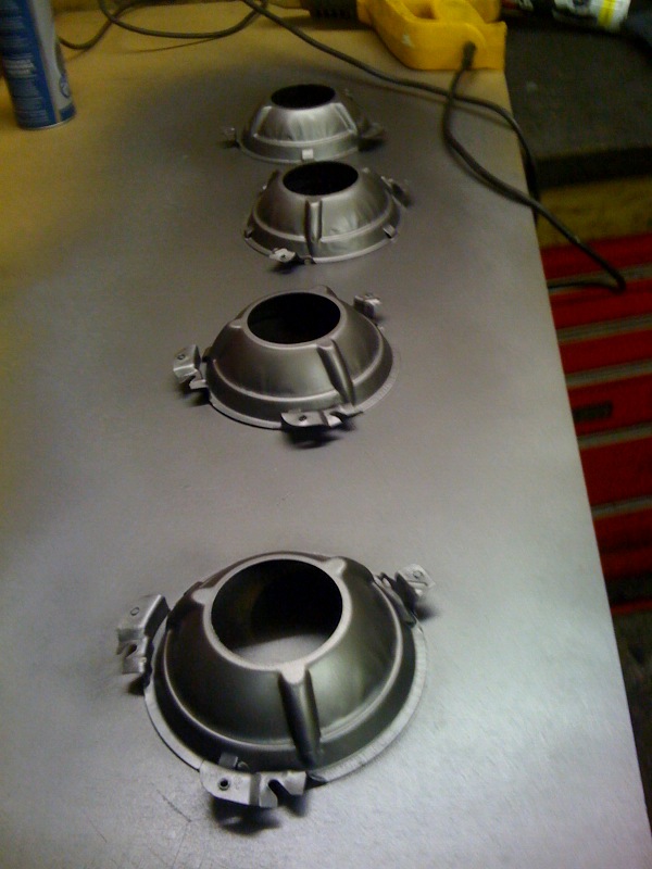 Headlight buckets all painted