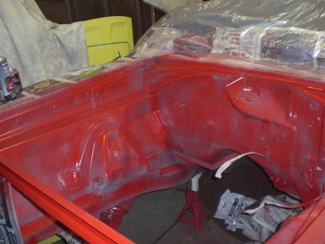 first coat of red