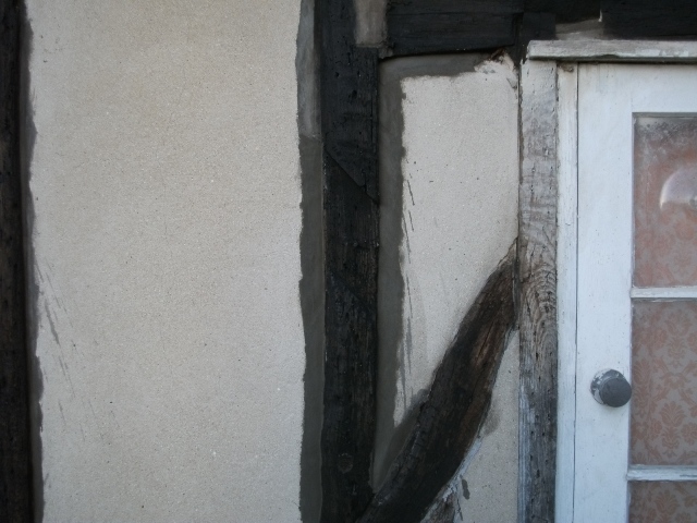 Area near one of the doors, which typically needs replacing.............