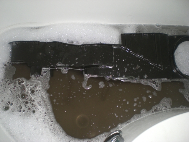 See how dirty it was.