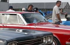 Mopar Nats, Santa Pod, 1994.  And is that you with your dad, looking in our Polara?