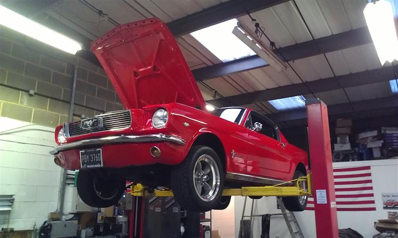 Anton has done the the transmission lines, a bit of welding and the door hinge pins along with other bits and pieces. on this 66 Mustang
