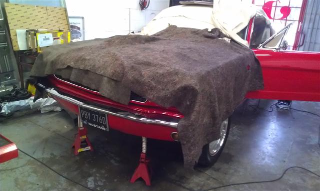 This Mustang has so much work done on it now, but most of it can't be seen.