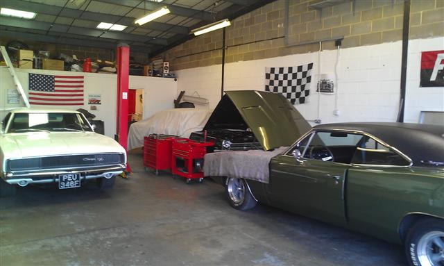 Dave's White Charger getting the brakes sorted