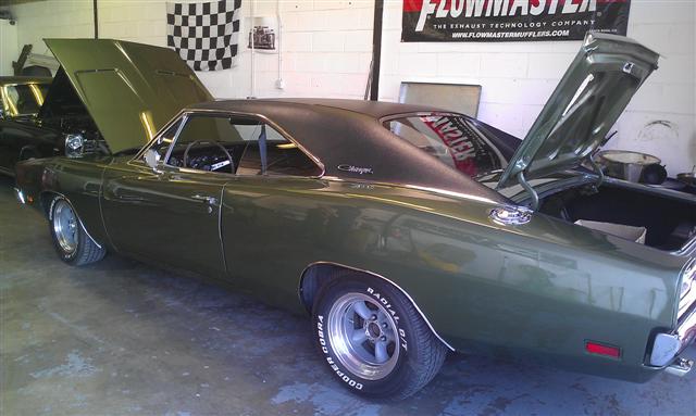 Roger's Charger having some brake work done
