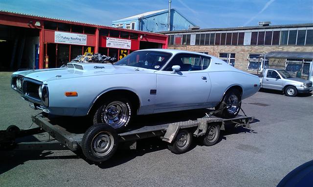 Going home after an engine swop, sure has got some more power.