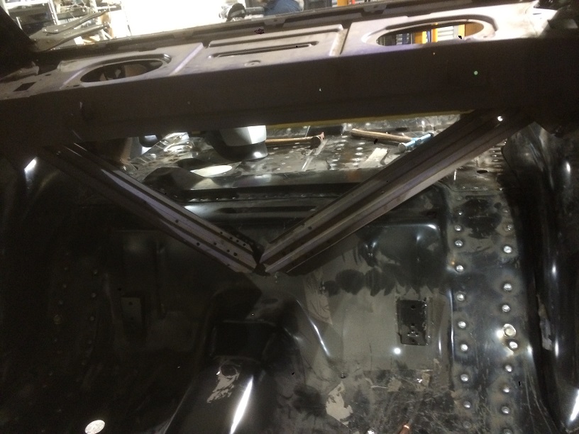 and time to fill all of the plug holes in after a final measure. Rear drivers wheel arch will need cutting and a fillet welding in as AMD one is an inch too short!