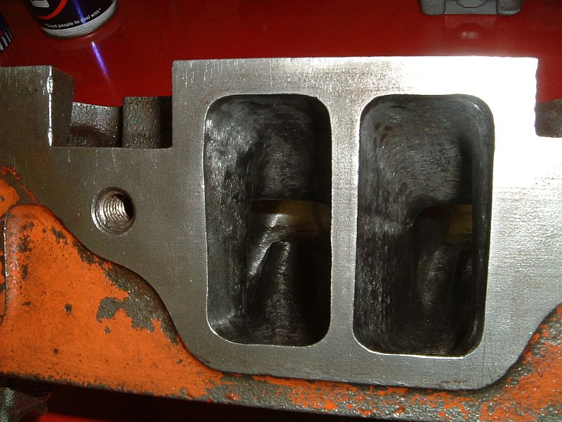 Intakes are slightly larger than stock. requiring a slight trim of the intake gasket.