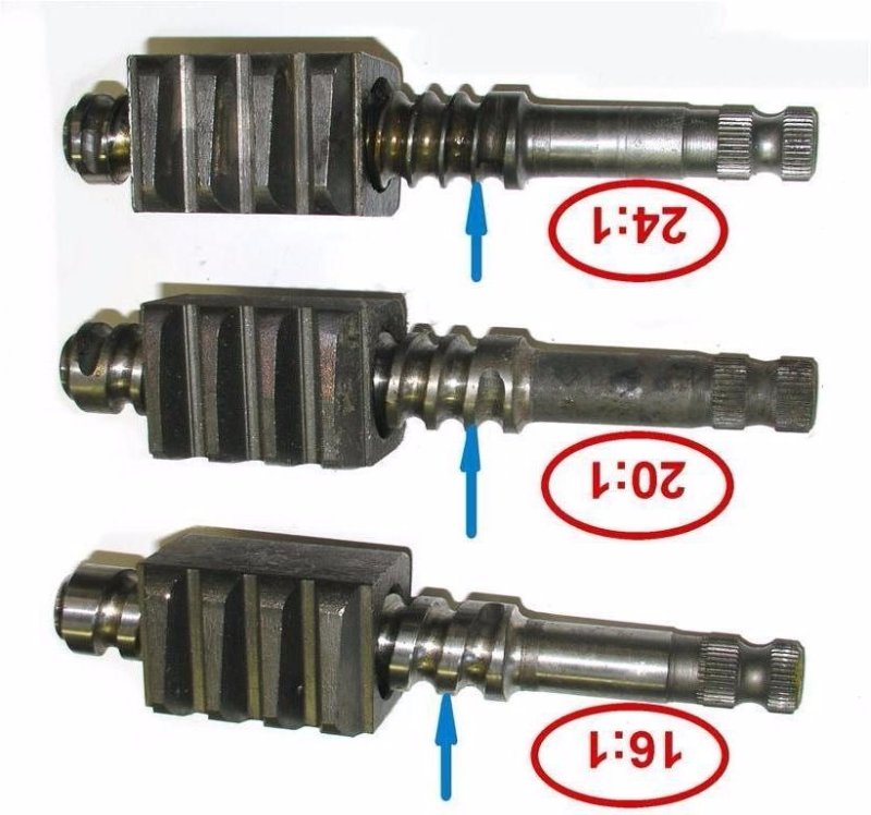 Car Ballnuts  to illustrate thread direction and thread size
