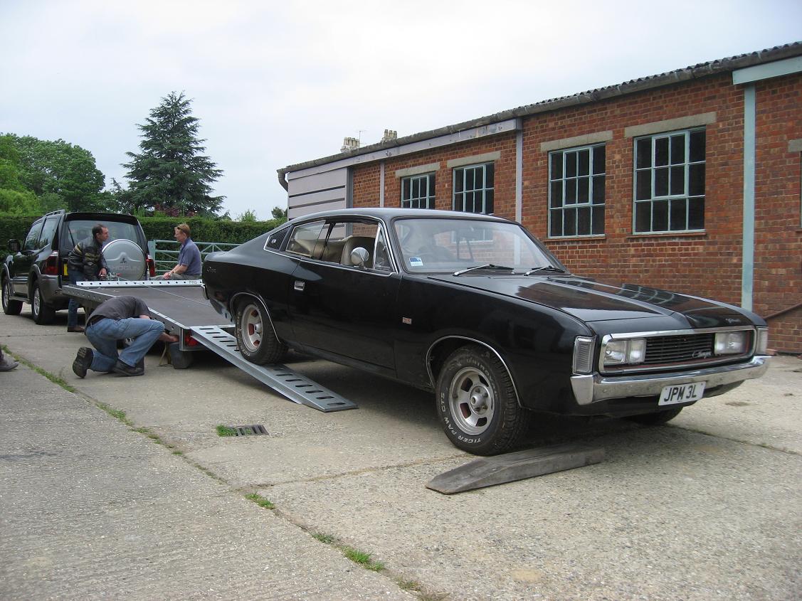 Being rescued from its 4 year barn hibernation