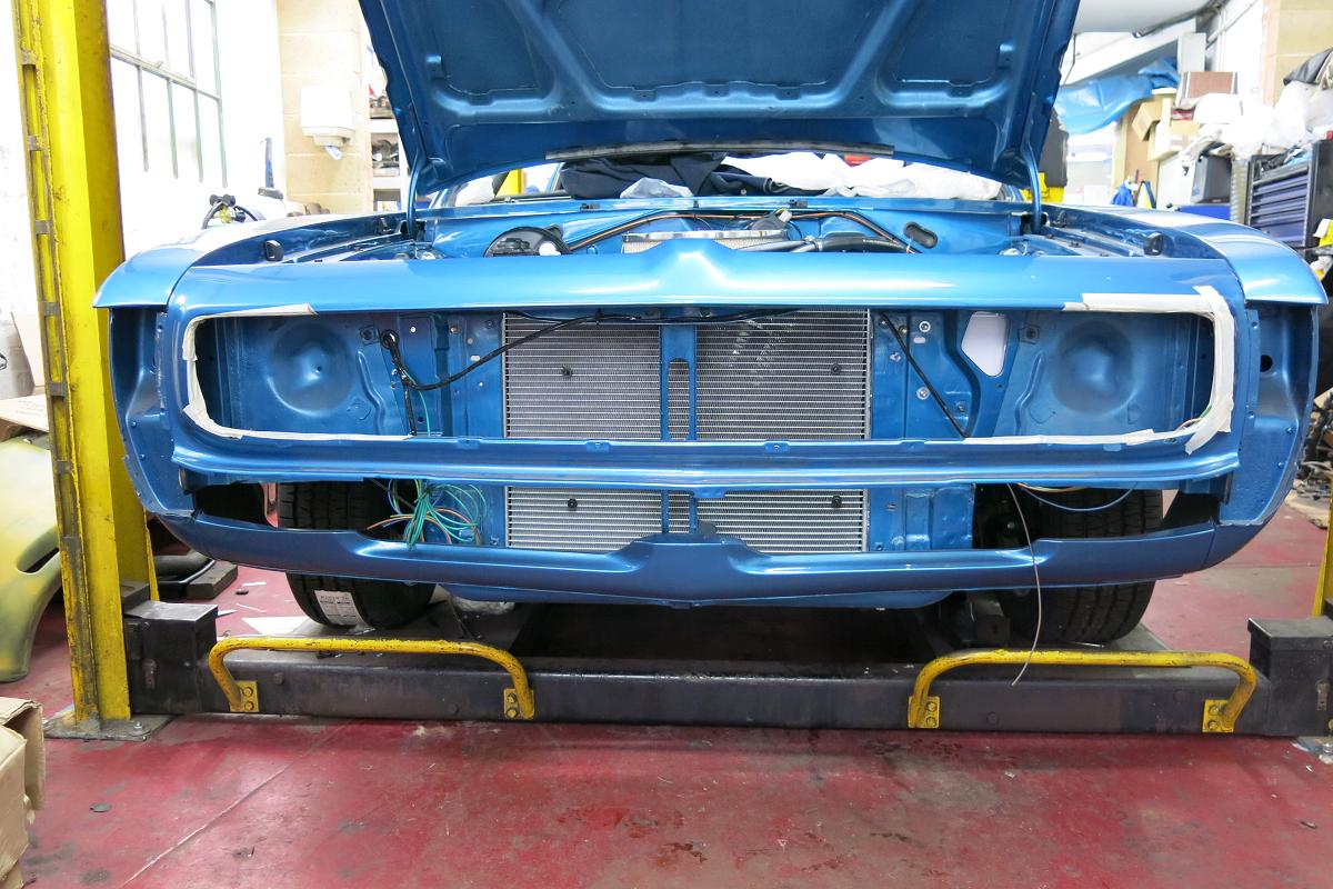 Pleased with the Daytona Cobra Blue. Rad incorporates oil cooler as well.